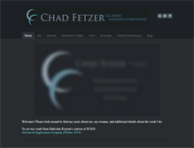 Tablet Screenshot of chadfetzer.com